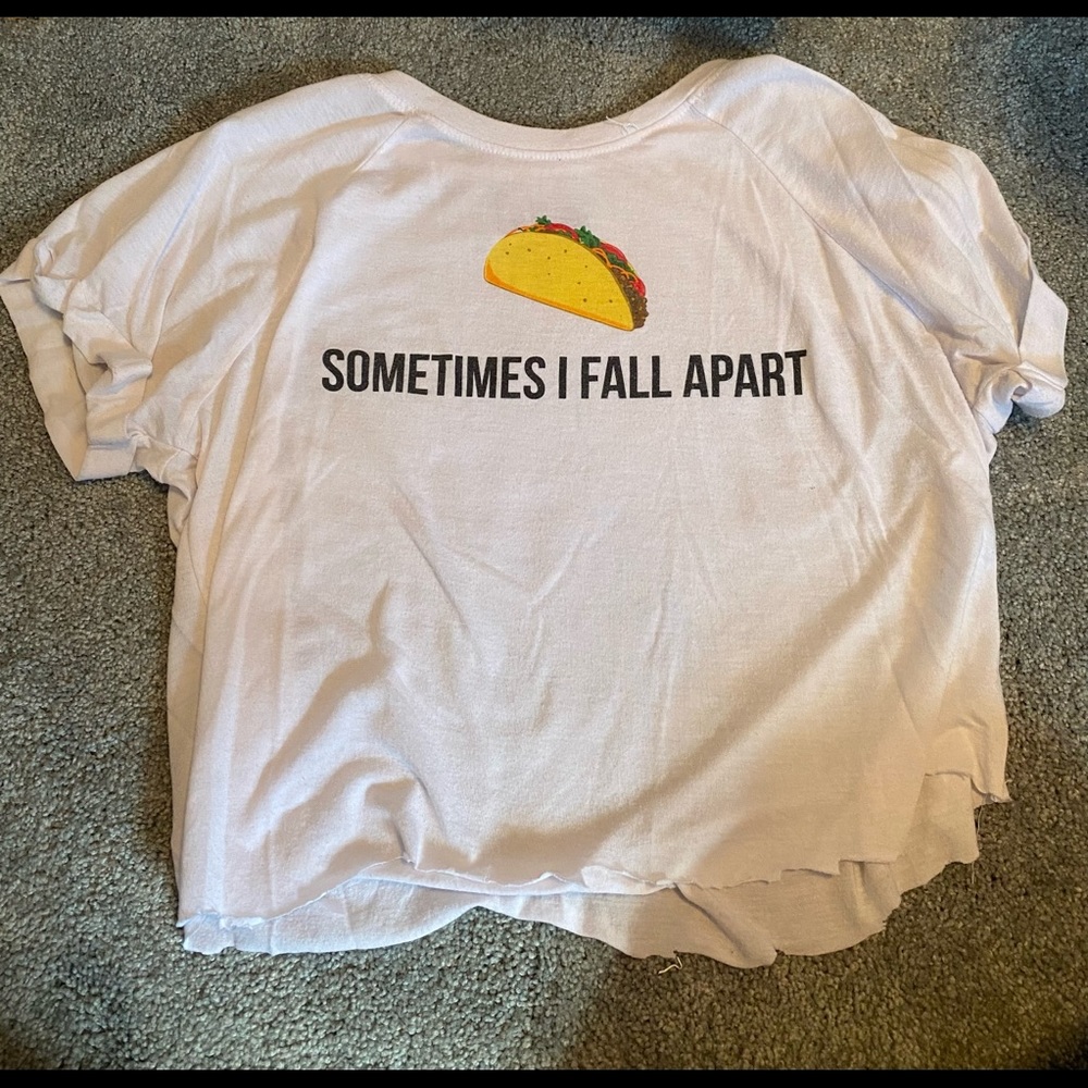 Funny Crop Top Tee